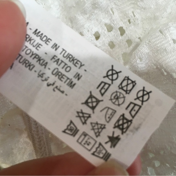 Zara crop top square neck puff sleeve size L - Picture 4 of 4